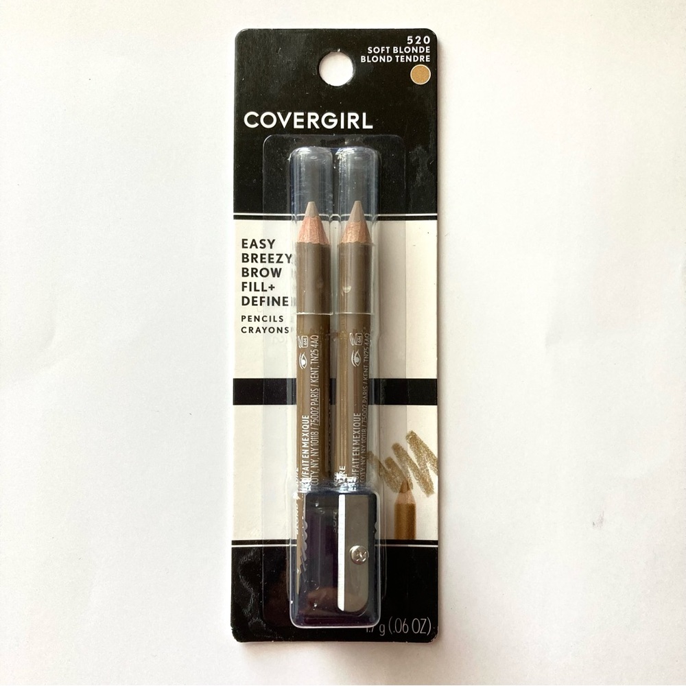 NEW COVERGIRL Easy Breezy Brow Fill + Define Eyebrows and Eyes Pencil Soft Blond